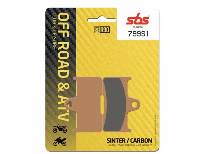 Гальмівні колодки SBS Sport Brake Pads, Sinter/Carbon 799SI